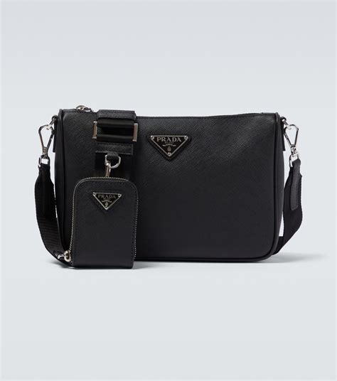 prada crossbody bag on model|Prada crossbody bag used.